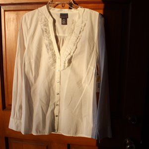 NWT White Button-Down